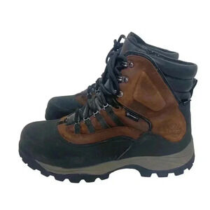 Timberland Chocorua WP Shell Toe Boot A1QKM D71 Dark Brown Winter Mens Sz 13